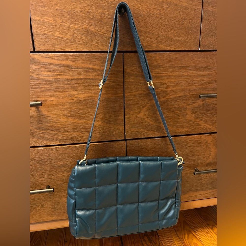 Summer & Rose soft faux leather quilted crossbody purse